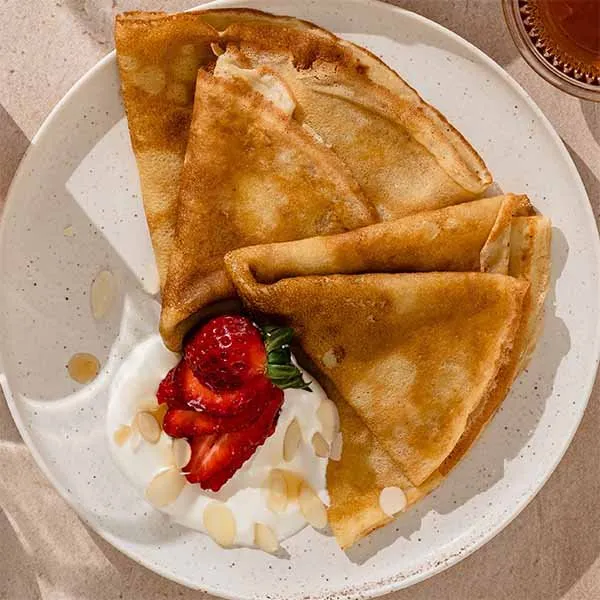 Çilekli Krep